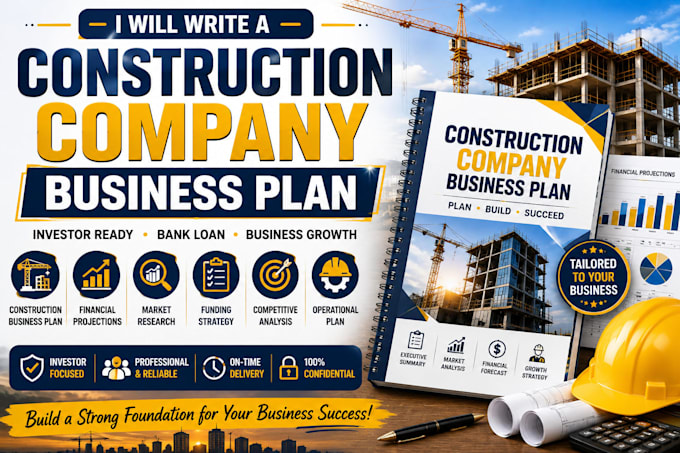 write a construction company business plan