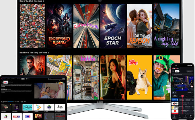 build premium iptv player like smarter pro, tivimate, xciptv, ott platform