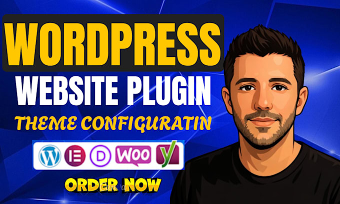 install wordpress plugin, customize themes and configure wordpress website