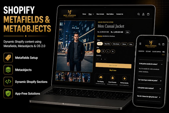 setup shopify metafields, metaobjects and dynamic custom content