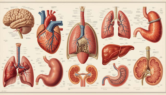draw detailed medical illustrations