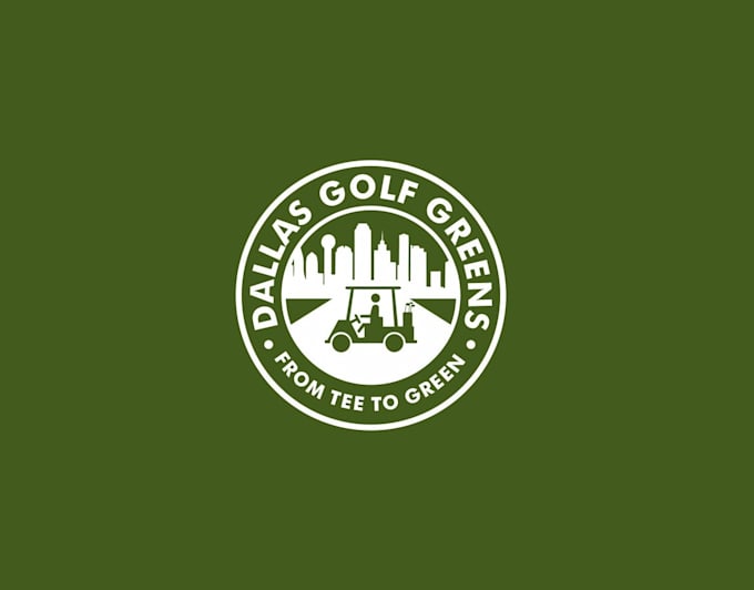 create a golf logo with modern branding