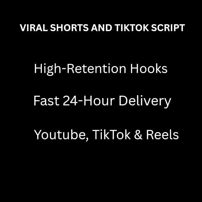 write viral youtube shorts and tiktok scripts