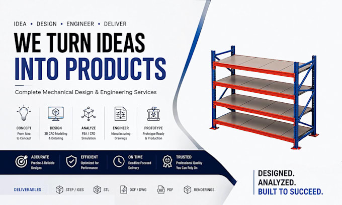 do cad modeling for mechanical and industrial designs