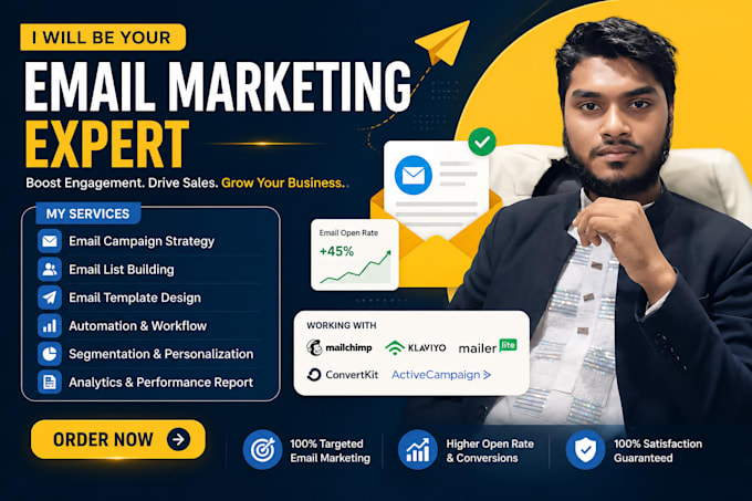 create a professional email markiting