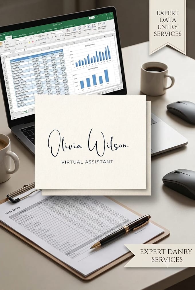 be your professional data entry expert and virtual assistant