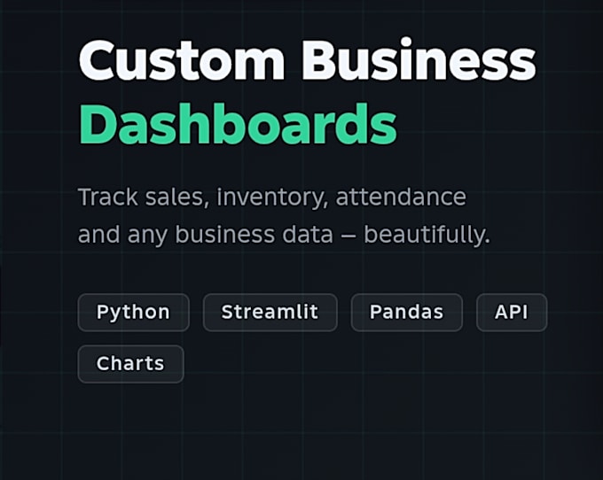 build a python streamlit data dashboard with API integration