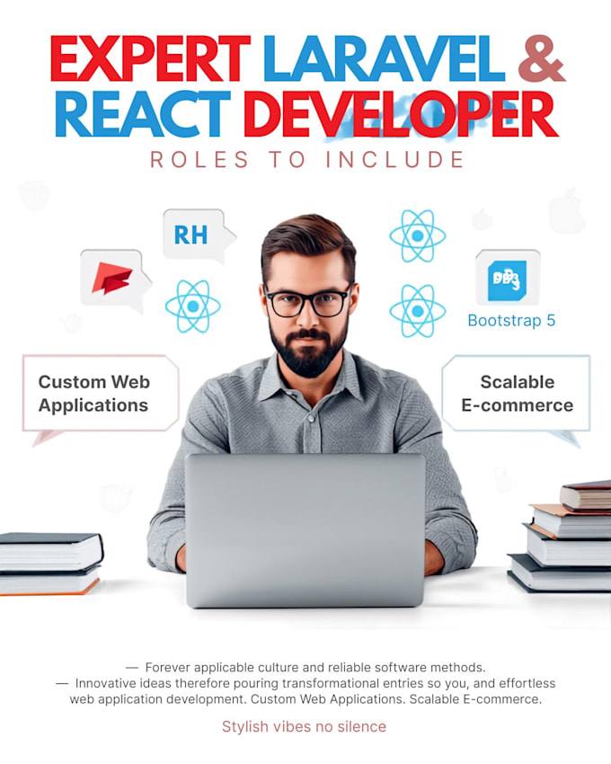 be your full stack laravel and react developer