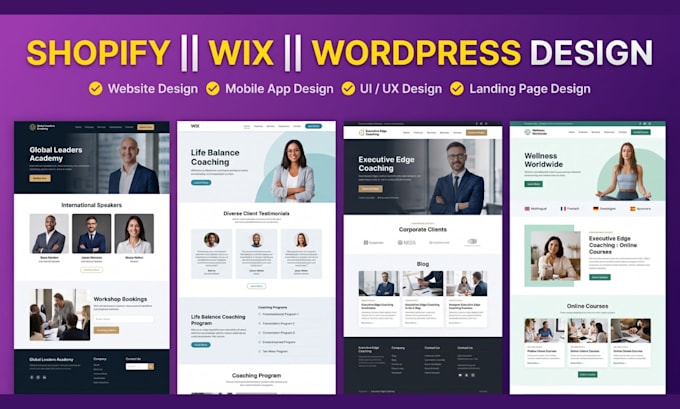 develop german wix website, german wordpres website, german shopify website, seo