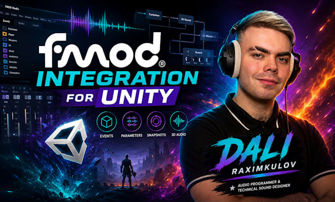 implement fmod events in your unity game