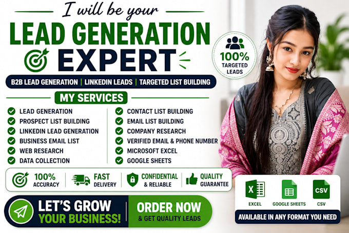do lead generation, web scraping, email list building