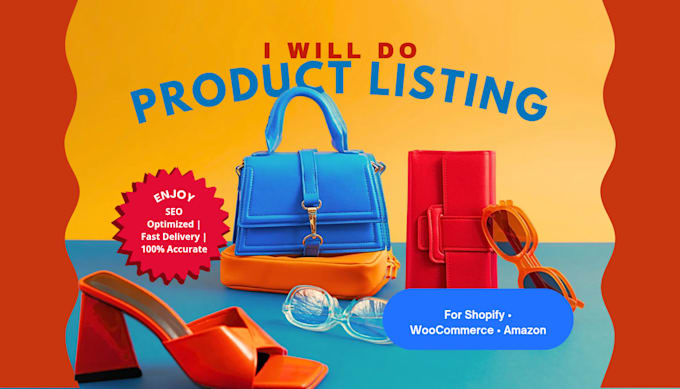 do product listing data entry for shopify woocommerce amazon