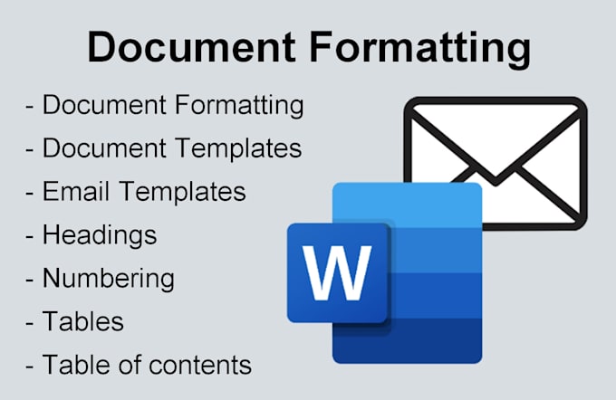 format documents and create templates