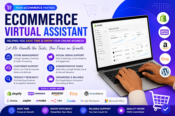 be your trusted ecommerce virtual assistant