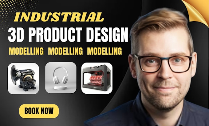 do 3d product design, 3d cad design and realistic product rendering
