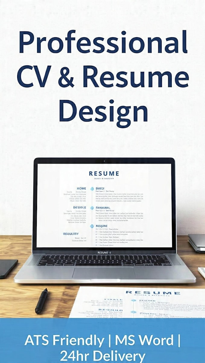 design professional CV resume and do data entry in ms word
