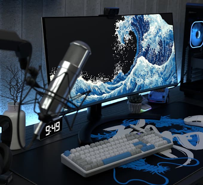 create cinematic 3d product animations for marketing