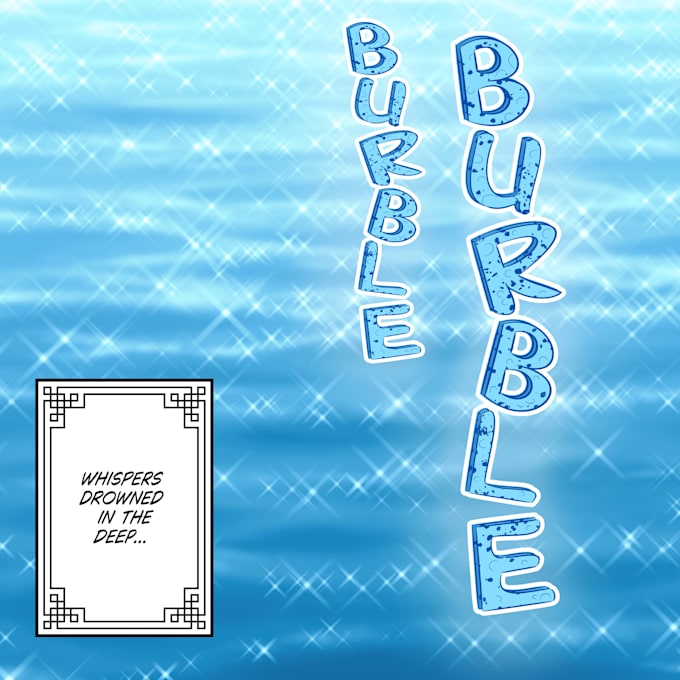 do lettering and sfx for manga, webtoon or comic