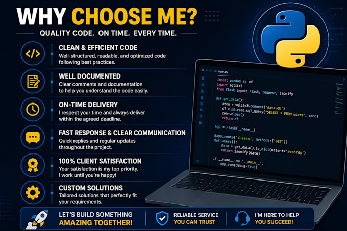 do python programming and coding tasks