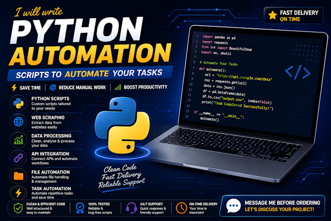 write python scripts to automate your tasks