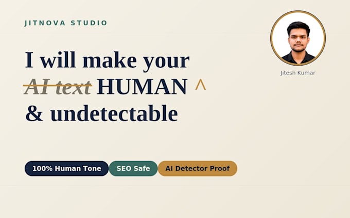 humanize ai content and make it undetectable and natural