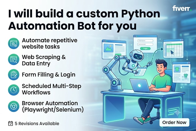 build a custom python automation bot for you