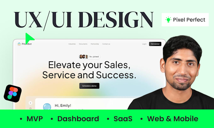 do figma website design, web app ui ux design, ui ux design