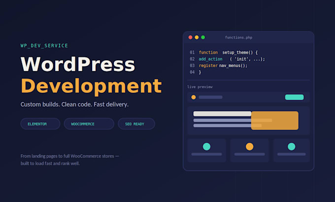 build a custom, responsive wordpress website for your business