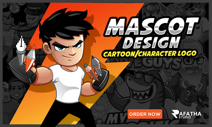 design a mascot or cartoon logo for your business