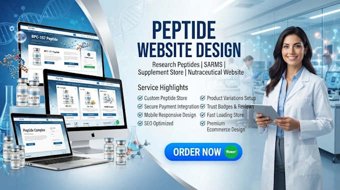 fda compliant peptide website peptide wordpress website woocommerce peptide