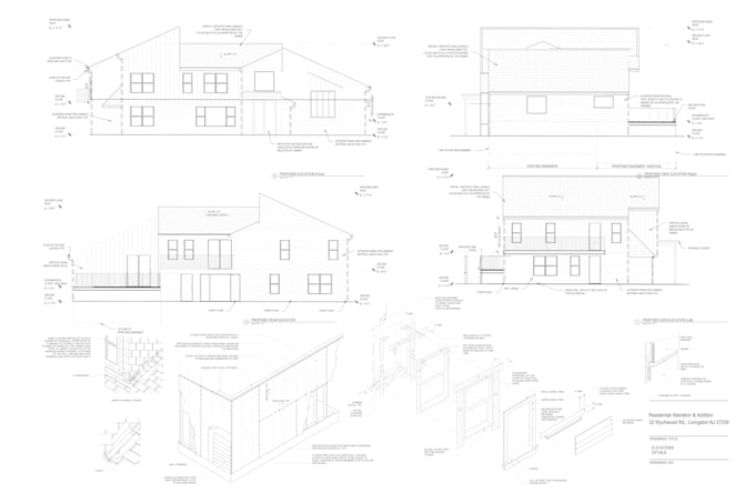 draw autocad 2d floor plan, cad elevation section drawing autocad 2d house plan