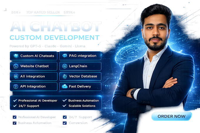 design a custom ai chatbot for customer support