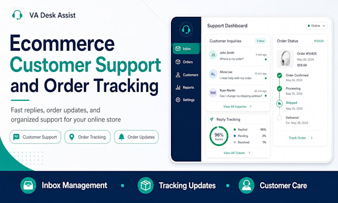 do ecommerce customer support and order tracking