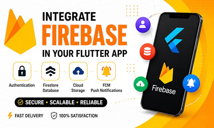 integrate firebase in your flutter app