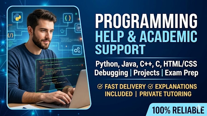 be your expert programming tutor in java python cpp c and web dev