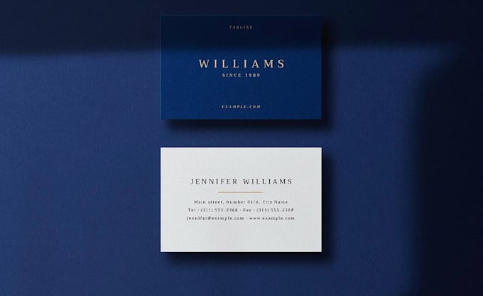design a professional business card for your brand