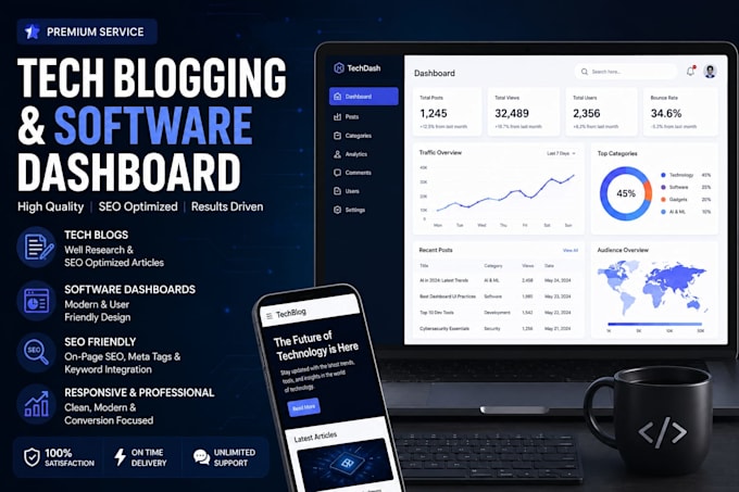 create high quality tech backlinks on high da software blogs