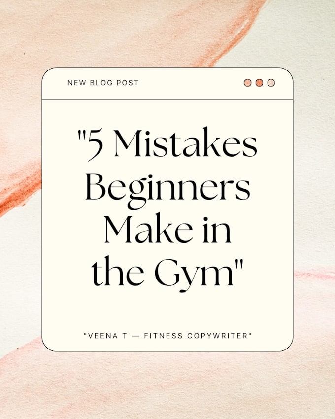 write engaging blog posts and content for your fitness