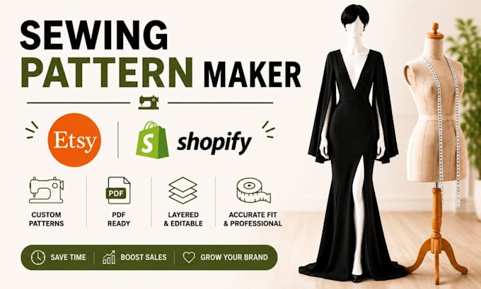 be your professional sewing pattern maker