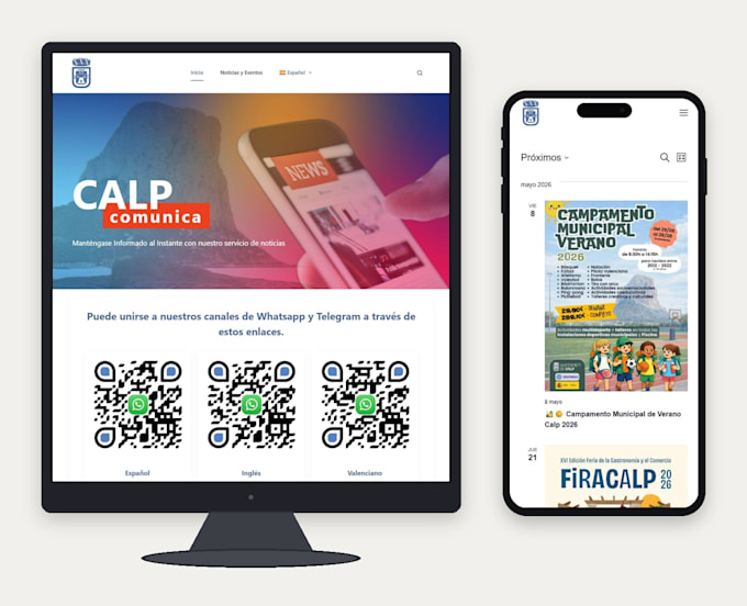 creare un sitio web de wordpress profesional y moderno