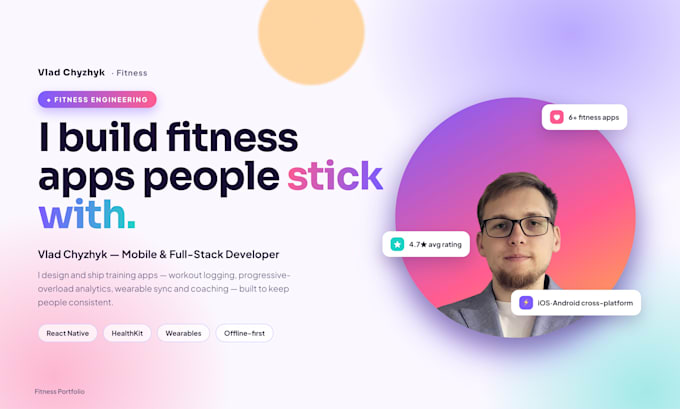 build fitness app with react native