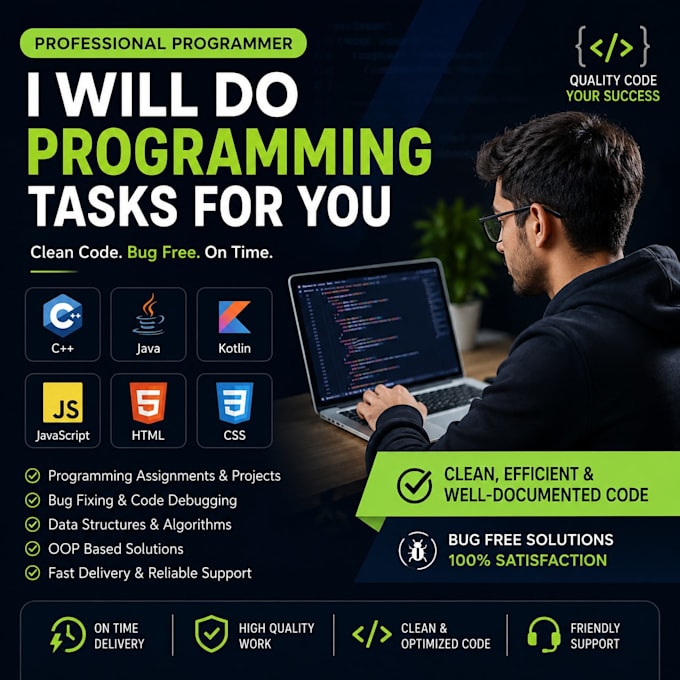 coding or cs assignment, projects in python, c, cpp, rust, go, java,