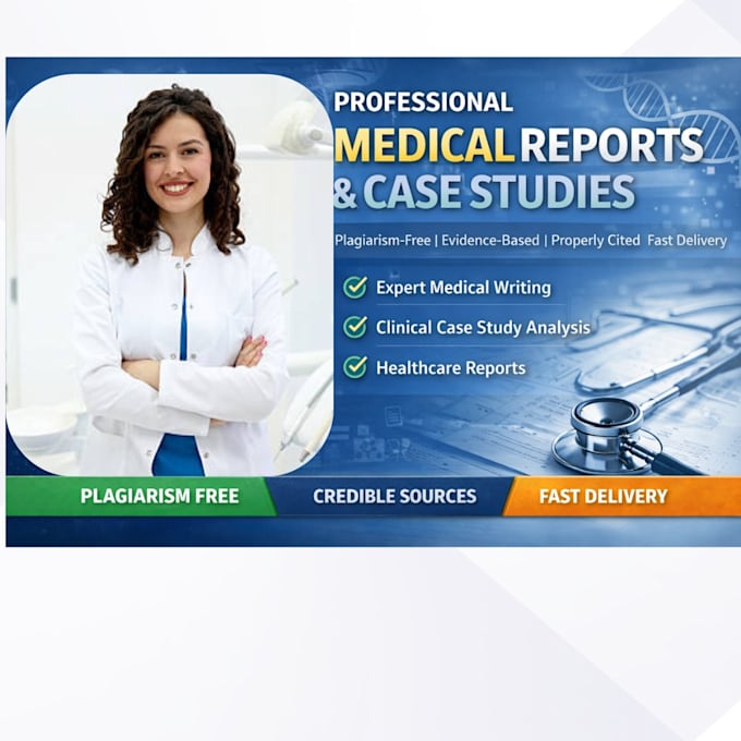 professionally write medical reports and case studies