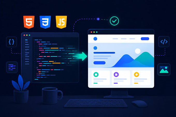 design custom website webpage landing page dynamic webpage using code