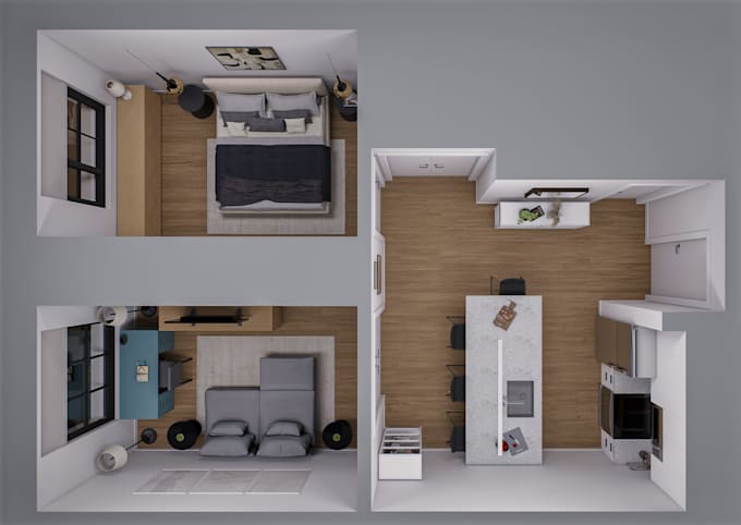create 3d floor plans for real estate marketing