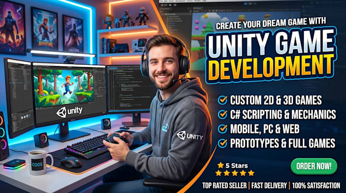 your unity game developer, reskin unity game, reskin UI, bugs fix