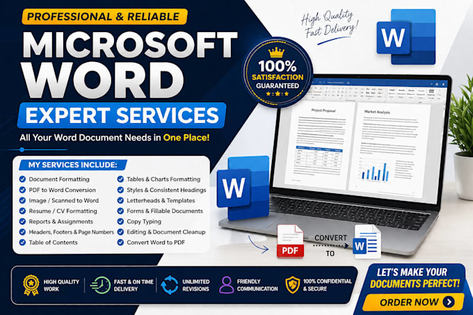 professionally format microsoft word documents