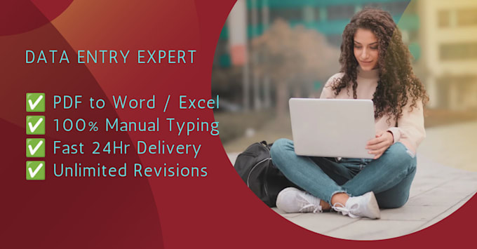do fast and accurate data entry ,typing and excel work