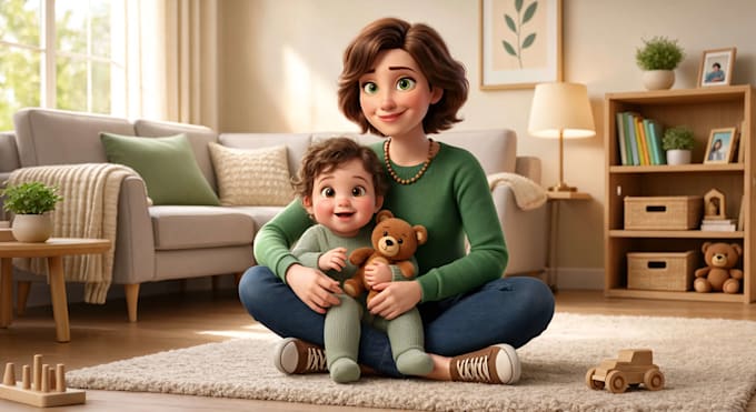 create 3d animated pixar style videos with ai