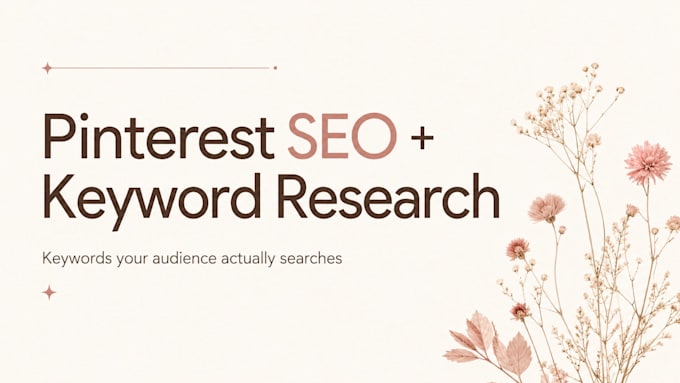do pinterest SEO keyword research and content strategy